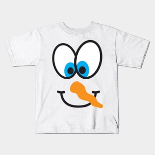 snowman face Kids T-Shirt